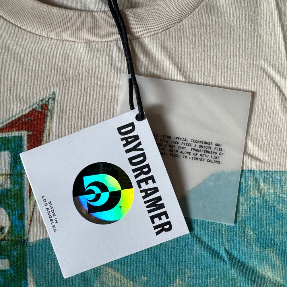 Daydreamer Beige Graphic Tee with Motel Ranch Design - NWOT - Picture 3 of 9